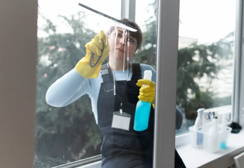 Nettoyage de vitres intérieures et extérieures à Ris